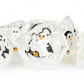 FanRoll 16mm Resin Poly DND Dice Set: Penguin Dice, Role Playing Game Dice for Dungeons and Dragons