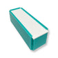 Ready Covers Lucite Mahjong Premium Set - Tiles, Holders, and Storage Acrylic Box Included (Turqouise w White Cover)