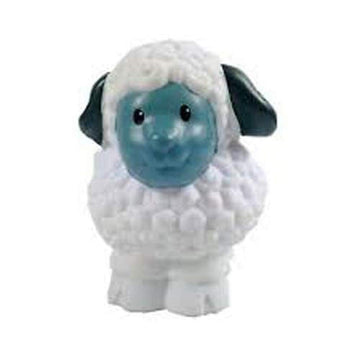 Fisher-Price Replacement Part Little People Christmas or Farm Playset J2404 - Replacement White Sheep Figure