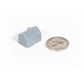 Plastic Houses: Grey Color Board Game Replacement House | 50 Pieces
