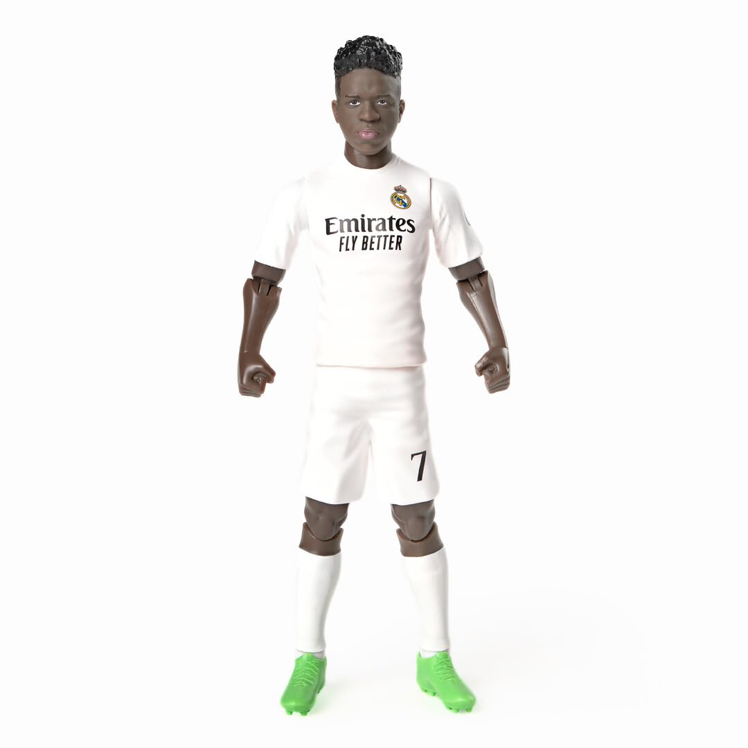 Sockers Banbo Toys Real Madrid CF Vinícius Júnior 8" Collectible Soccer Action Figure