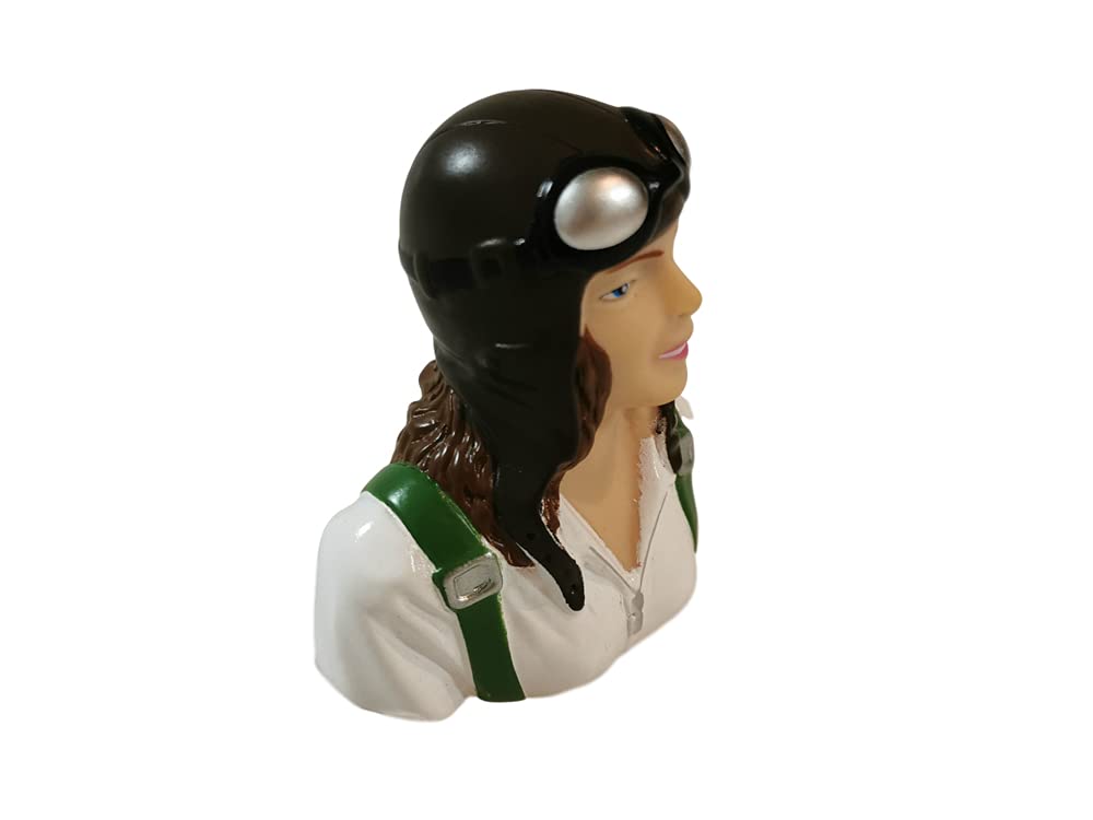 FLFRC 1/6 Woman Pilot Figures Hand Painted for RC Airplanes Model Plane Aircraft Warbird Sport Jet Car Boat Drone Toy Driver