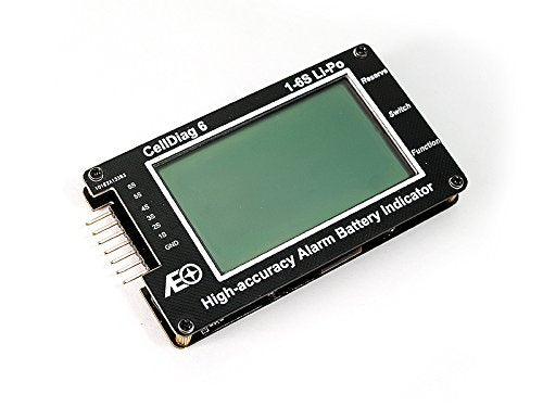AEC6010 C6 High Accuracy Alarm Battery Indicator Volt Meter Monitor Buzzer Alarm (AEC6010 *1pcs)