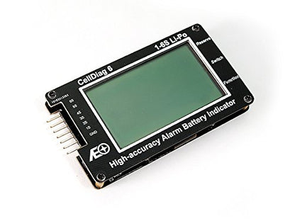 AEC6010 C6 High Accuracy Alarm Battery Indicator Volt Meter Monitor Buzzer Alarm (AEC6010 *1pcs)
