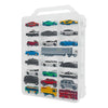 YYDS 48-Car Storage Case with Handle, Double-Sided Organizer for Toy Cars, Matchbox Cars, 1:64 Scale, Hot Wheels Compatible, CASE ONLY