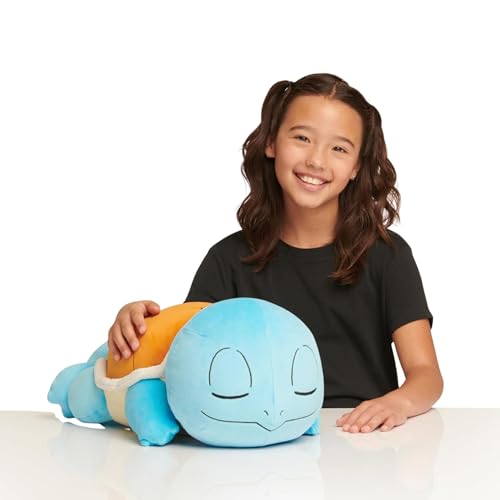 Pokemon Squirtle Sleeping Plush - 18-Inch Premium Plush in Sleeping Pose