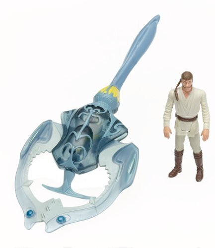 Star Wars Episode I GUNGAN SCOUT SUB Vehicle with Exclusive Obi Wan Kenobi Action Figure