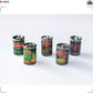 1:12 Scale Miniature Food Cans 5-Pack - Dollhouse Kitchen Accessories with Realistic Details, Miniature Décor for Miniatures and Tiny Kitchen Props