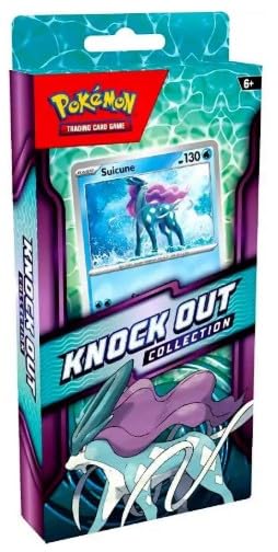 Pokemon Trading Card Game Knockout Collection - Includes Sticker Sheet, 2 Booster Packs and Foil Card (Suicune)