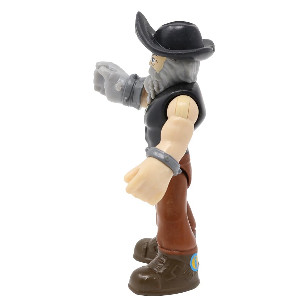 Imaginext Replacement Part for Fisher-Price Pirate-Ship Playset DRY15 and Billy Bones' Boat DHH65 - Replacement Pirate Billy Bones Poseable Figure