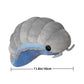 Xshelley Plush Likelike Insect Plush Toys,Pill Bug Stuffed Soft Animals Pillow Back Cushion Insect Doll Kids Toys Girls Boys Birthday Gift (11.8 inch)