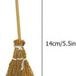 10Pcs Witch Broom, Miniature Broom Props Artificial Mini Fairy Hopuse, Mini Straw Fairy Micro Landscape Decoration Witch Sweeping