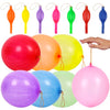 RUBFAC Punch Balloons, Birthday Balloons Party Favors For Kids, 36Pcs Thickened Heavy Duty Neon Punching Bouncy Ball for Party Goodie Bag Stuffers