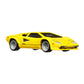 Lamborghini Countach LP 5000 QV Yellow Spettacolare Series Diecast Model Car by Hot Wheels