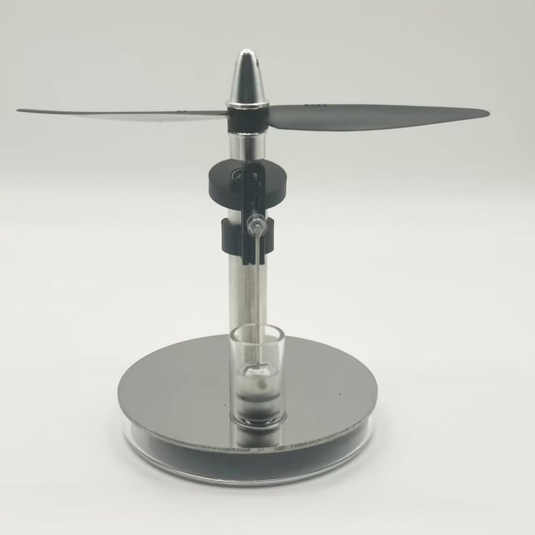 ENGINEDIY Stirling Engine Model, Two-Blade Propeller Swashplate