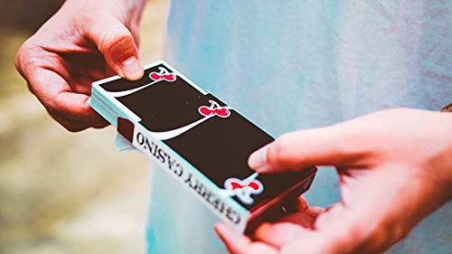 Cherry Casino True Black (Black Hawk) Playing Cards by Pure Imagination Projects