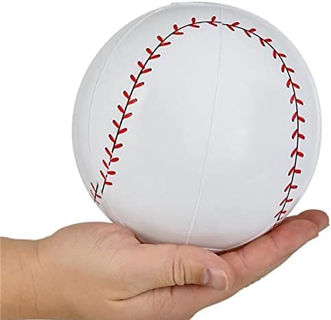 HAPPY DEALS ~ Inflatable Baseball Bats and Baseballs Set Includes 12-9 inch Inflate Baseballs, 12-24 Inch Baseball Bats