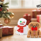 ZURU Fuggler Festive Fuggs 9 inch Soft Plush, Ugly Monster Stuffed Animal Toy with Human-Like Teeth, Multicolored Holiday Theme (Gingerbread)
