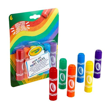 Crayola Paint Sticks, No Water Required, Paint Set For Kids, Art Supplies, 6 Count, Multi