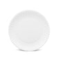 AJM Packaging PP9GREWH 9" White Paper Plates Green Label (10 Packs of 100)