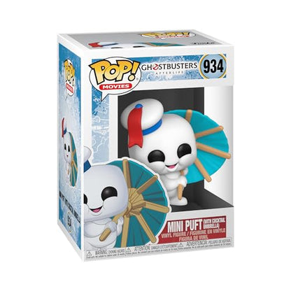 Funko POP Movies: Ghostbusters Afterlife - Mini Puft with Cocktail Umbrella,Multicolor,3.75 inches,48490