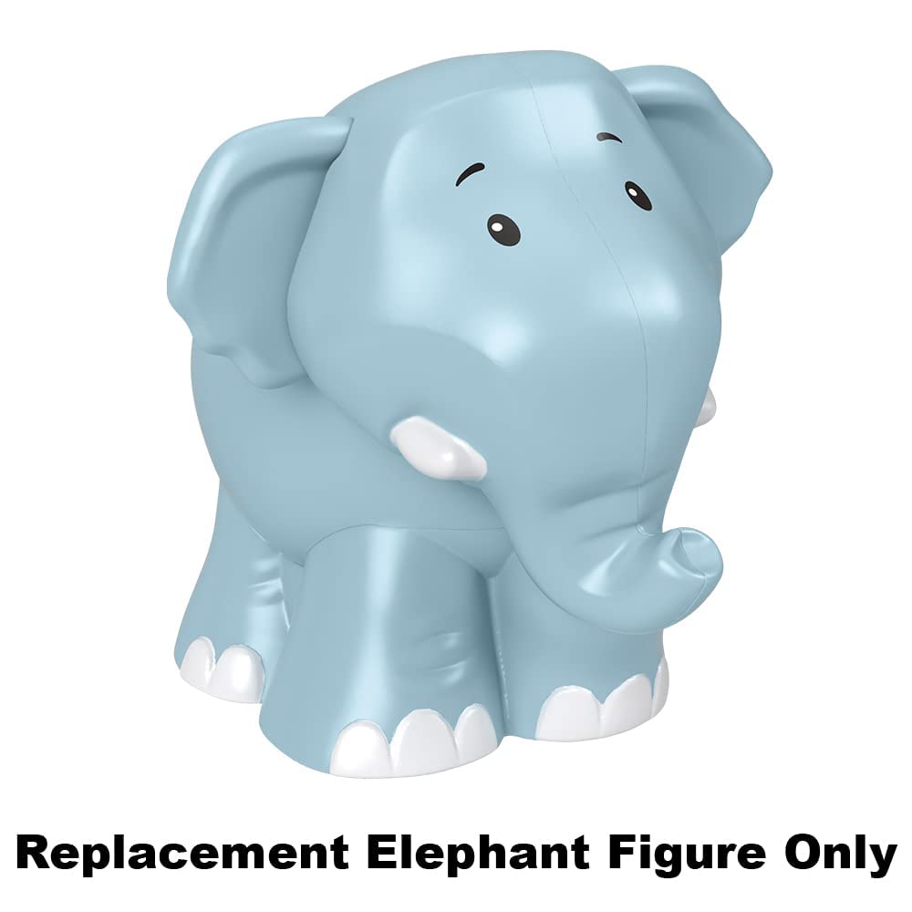 Replacement Part for Fisher-Price Little People Go Wild Safari Guide Figure Pack - GNM37 ~ Replacement Blue/Gray Elephant Toy