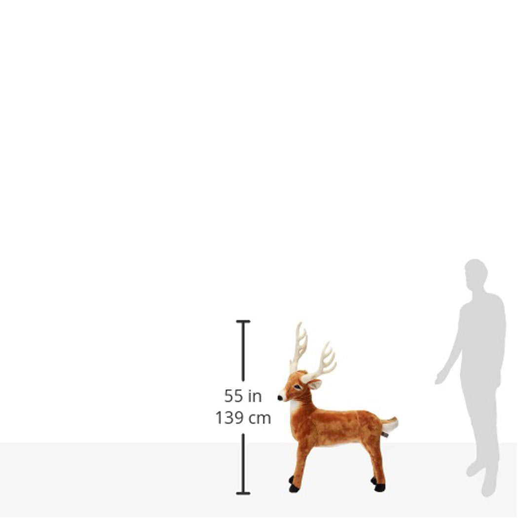 Melissa & Doug Giant Deer - Lifelike Stuffed Animal (Over 3 feet Long)