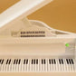 EatingBiting mini House Miniature Piano with Chair,1:12 Small House Miniature Furniture White Piano with Chair Miniature 1:12 Scale Fairy Home Scene