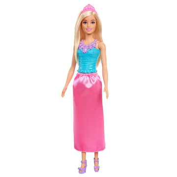 Barbie Dreamtopia Royal Doll, Blonde With Pink Skirt, Shoes And Hair Accessory