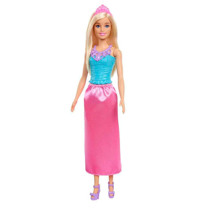 Barbie Dreamtopia Royal Doll, Blonde With Pink Skirt, Shoes And Hair Accessory