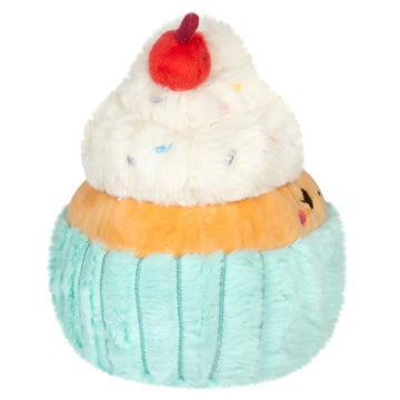 Squishable - Snugglemi Snackers Madame Cupcake - Comfort Food Collection - 6.5 in - Soft Toy Collectible Stuffed Animal - Beans