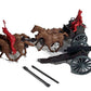 Classic Toy Soldiers, Inc Alamo Mexican 4 Horse Limber and 12lb Cannon with Two Figures in 54mm
