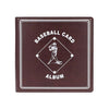 BCW Supplies Baseball 3" Album - Burgundy | Premium Durable Binder for 90 Baseball Cards Heavy-Duty D-Ring, Lasting Durability, and Classic Display |