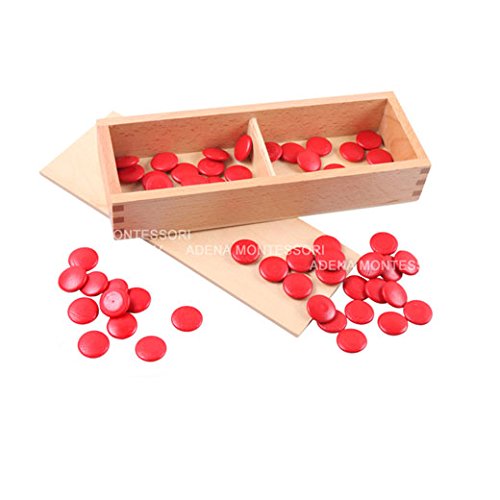 Adena Montessori Cards & Counters - Math Games & Teaching Numbers Counting Toys