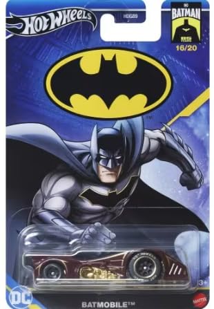 Hot Wheels Batman Themed Random 5 Pack Lot of Assorted Diecast Toy Vehicles [No Duplicates!]