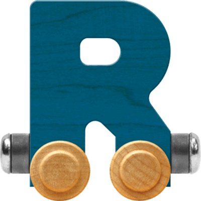 NameTrain Bright Finish Letter Cars - R (Colors May vary)