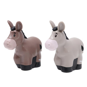 Fisher-Price Replacement Parts for Collectible Little People Noah's Ark Zoo Safari Jungle Animals Playset JLV11 - Replacement Set Pair of Donkey