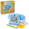 LEGO Creator 3 in 1 Retro Telephone Kids Toy - Home Decor for Bedroom or Kids Room - Building Toy and Learning Playset for Girls & Boys, Ages 8+