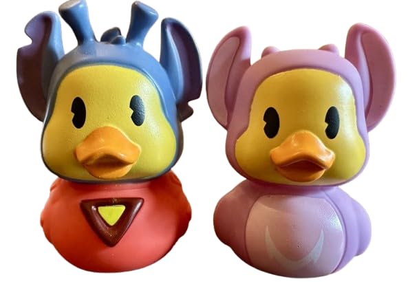 Just Play Rubber Duck Duckalooz 2 Pack Ducks [Alien Stitch & Angel]