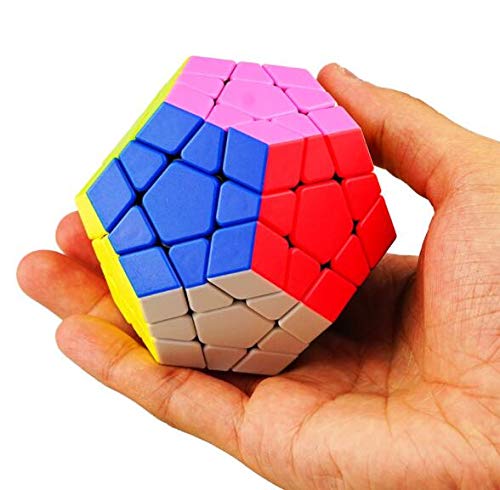 CuberSpeed 12-Side 3x3 Pentagonal Dodecahedron Tank Minx Speed Cube Puzzle Dodecahedron Magic Cube Puzzle Toy