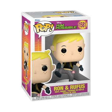 Funko Pop Disney: Kim Possible - Ron Stoppable with Rufus - Collectable Vinyl Figure - Gift Idea - Official Merchandise - Toys for Kids & Adults