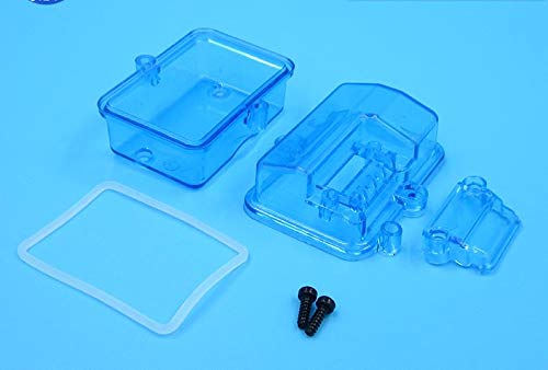 PerfectPlaza 54x37x35mm Sealing Waterproof Box Blue Receiver Water-Proof Box for RC Car Boat