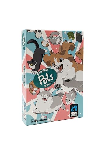 Super Kawaii Pets, Party Card Game, for 1 to 4 Players and Ages 8+, Arcane Wonders