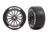 Traxxas T&W BLK CHRM 2.0 Slick FRNT