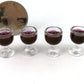 4Pcs Mini 1/12 ScaleBar Set with Red Wine Glasses and Bottles, Realistic Dollhouse Miniatures for Architectural Models, Photography Props and Display