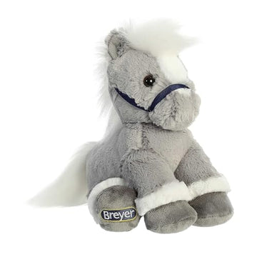 Aurora® Exquisite Breyer® Horse Stuffed Animal - Realistic Detailing - Imaginative Play - Grey 11 Inches
