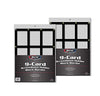 BCW Wall Mountable Trading Card Display Frame -2ct | 9 Card Screwdown Holder | High-Impact Crystal Clear Polystyrene