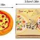 Miniature Pizza Box Set, 1:12 Dollhouse Food Model Set Doll House Furniture Supplies, Dollhouse DIY Accessories, Dollhouse Furniture Shooting Props