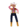 Fisher-Price Replacement Part Loving Family Farm and Dollhouse Lily Gray Horse Playset K6781 - Replacement Blonde Girl Western Horseback Cowgirl Rider