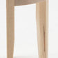 Dollhouse Miniature Half Round Side Table (Unfinished)